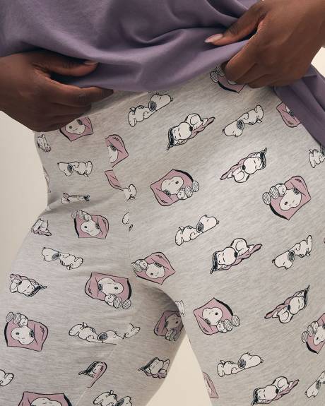 Legging pyjama à motif de Snoopy - ti Voglio