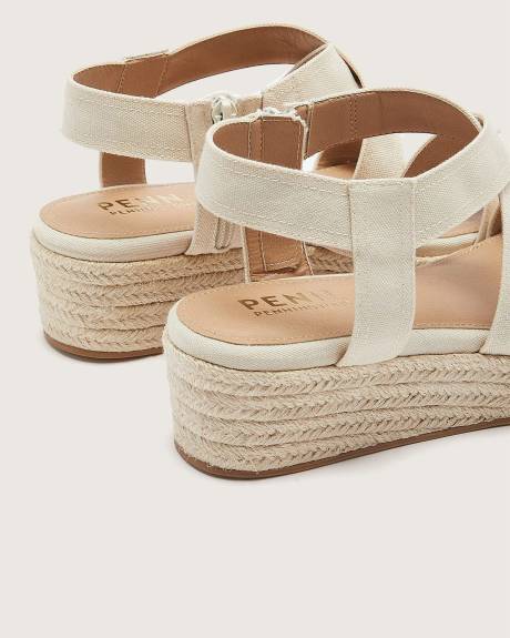 Extra Wide Width, Jute Espadrille Wedge Sandal