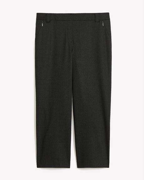 Pantalon essentiel en pointe de Rome à jambe large