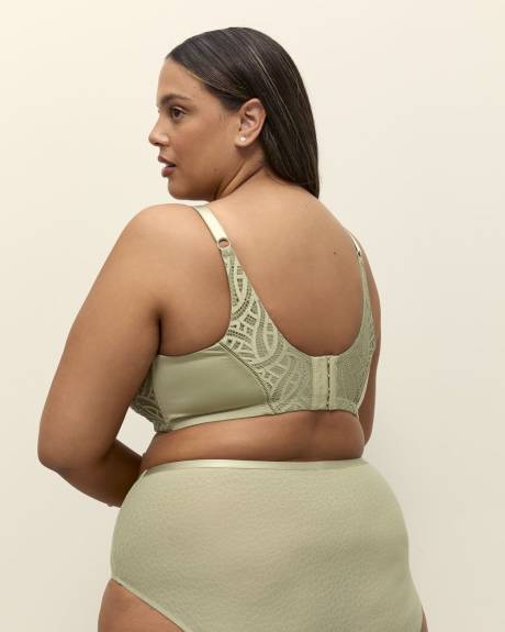 Soutien-gorge pigeonnant avec dentelle, sans armatures - Déesse Collection