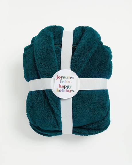 Blue Plush Robe - ti Voglio