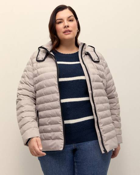 Packable Jacket with Removable Hood