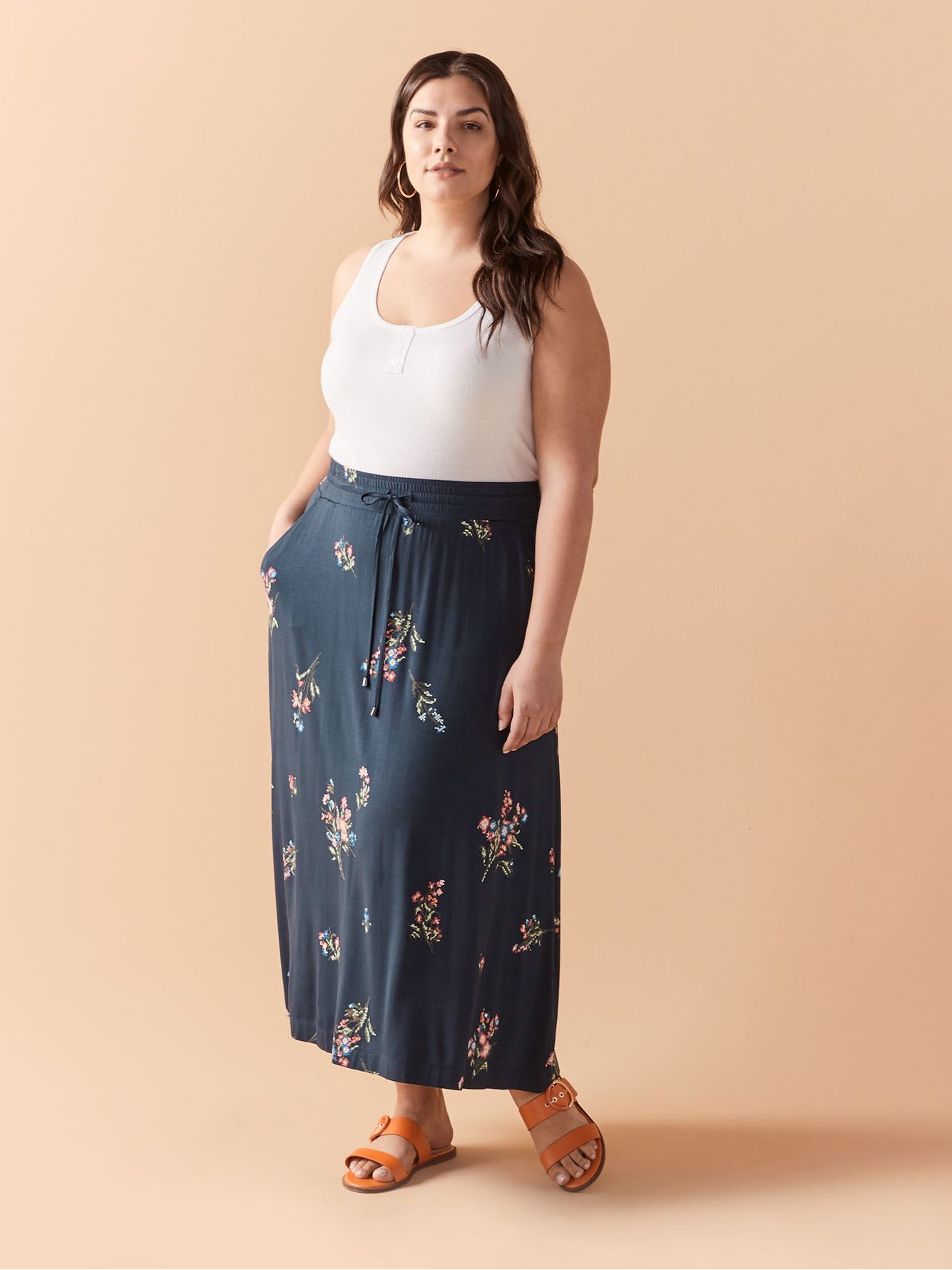 floral maxi skirt canada
