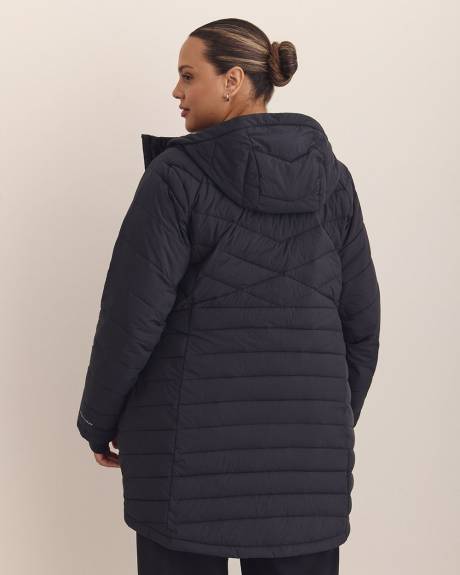 Manteau matelassé mi-long Joy Peak violet foncé - Columbia