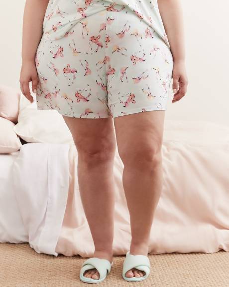Responsible, Flamingo Knit Pyjama Short - ti VOGLIO