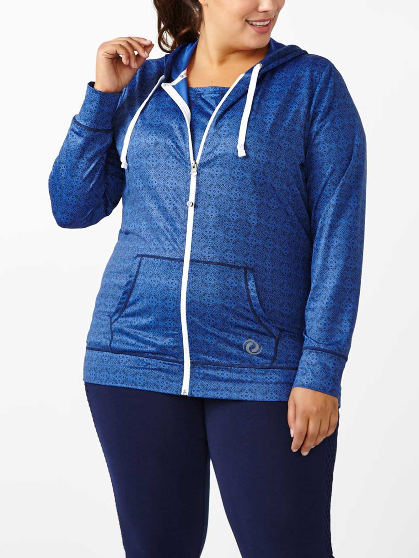 Essentials PlusSize Zip Up Hoodie Penningtons