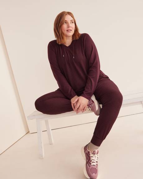 Ribbed Knit Jogger Pant - Active Zone