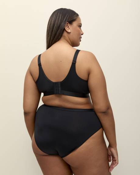 Soutien-gorge noir à bonnets souples en dentelle et maille, sans armatures - ti Voglio