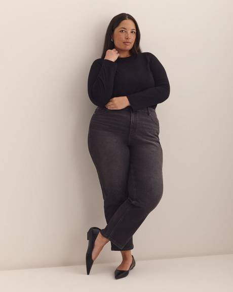 T-shirt à manches longues et col rond - Addition Elle - Essentiels PENN.