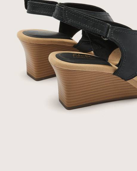 Sandale à talon compensé Kyarra Aster, pied large - Clarks