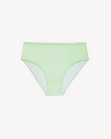 Culotte échancrée imprimée en coton avec élastique picot à la taille - ti Voglio