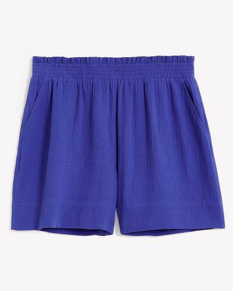 Pull-On Crinkle Short
