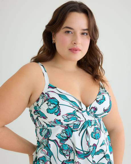 Haut tankini imprimé