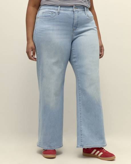 Light Blue Shaping Wide-Leg Denim, Tall - Levi's