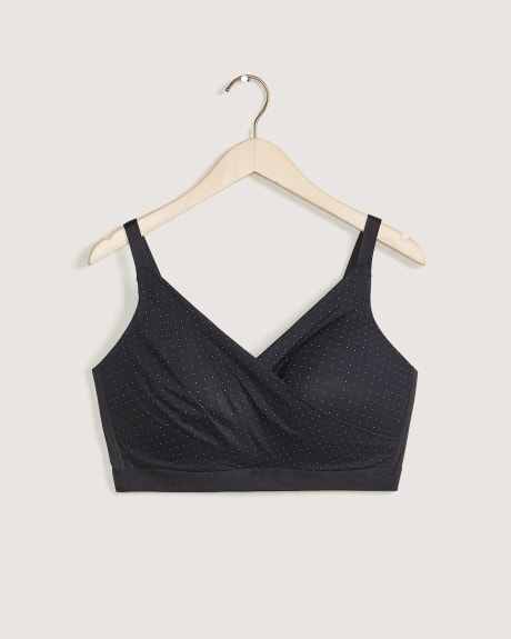Dot Print Padded Lounge Bra, G-H Cups - Déesse Collection