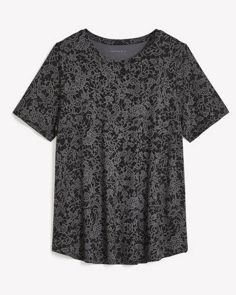 T-shirt imprimé, coupe moderne, tissu responsable - Addition Elle - Essentiels PENN.