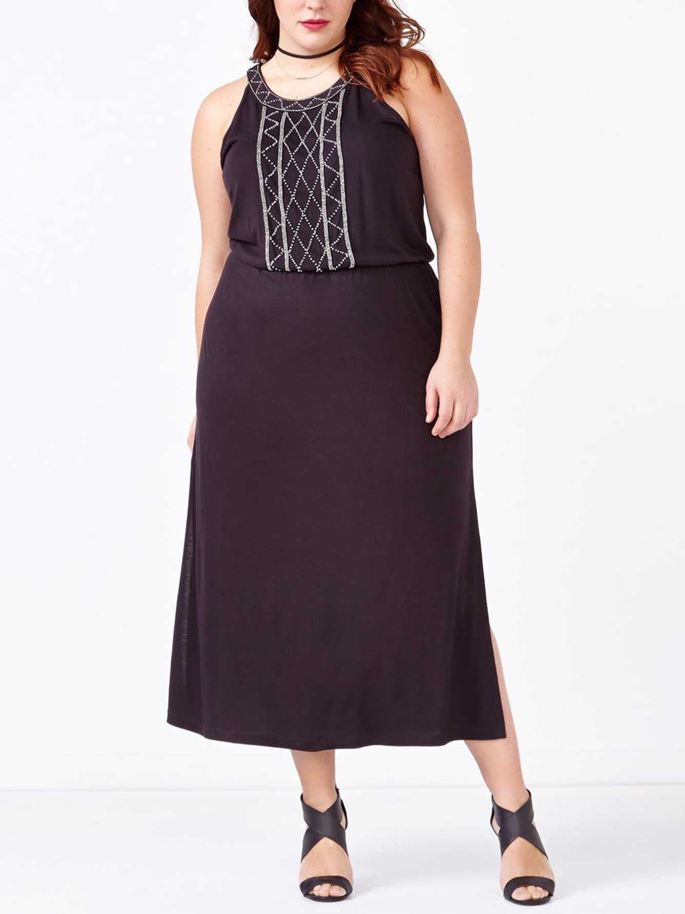 d/c JEANS Sleeveless Maxi Dress Penningtons