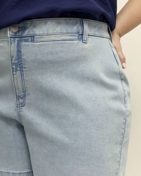 Responsible, Curvy-Fit Denim Shorts - d/C JEANS