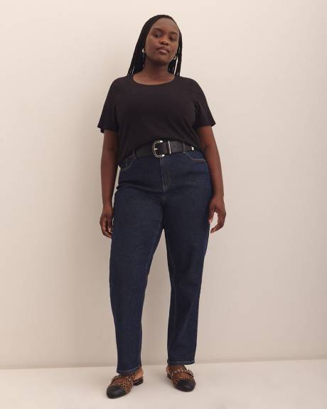 Curvy-Fit Short-Sleeve Crewneck Tee