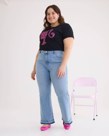 License T-Shirt with Barbie Print - PENN. Essentials