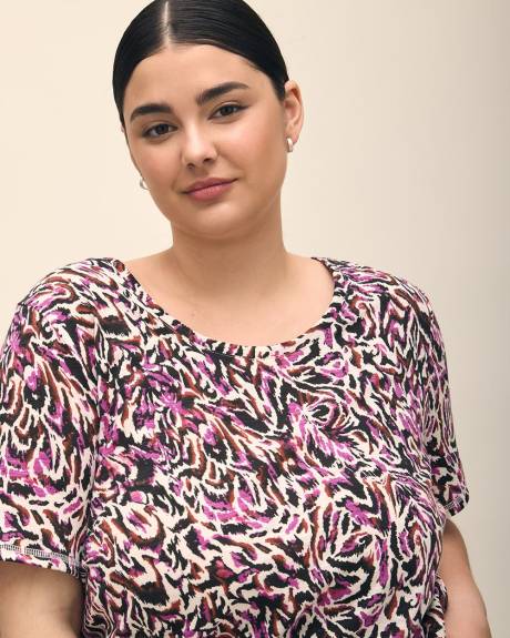Curvy-Fit Short-Sleeve Crew-Neck Tee