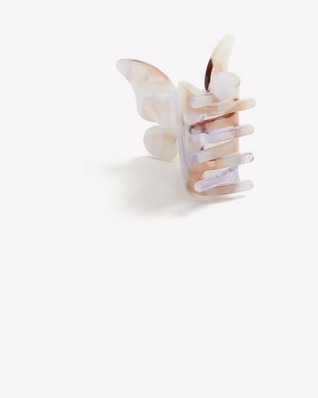 Pince à cheveux dégradée en forme de papillon
