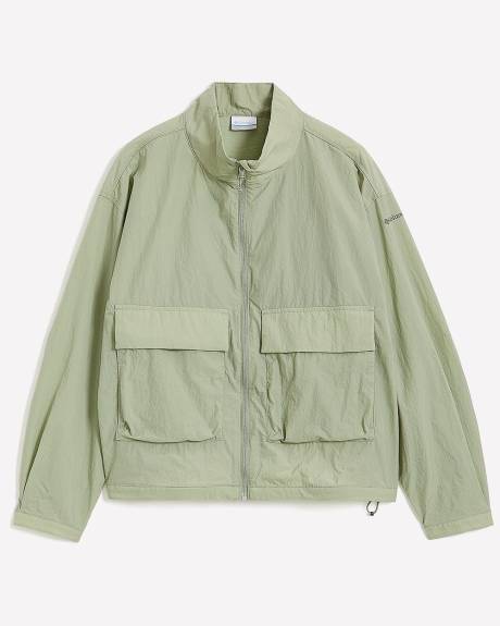 Green Paracutie Cropped Cargo Windbreaker - Columbia