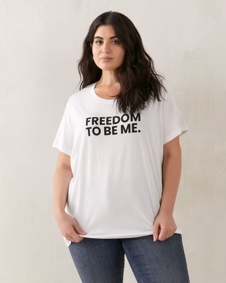 Freedom To Be Me T-Shirt Boyfriend Fit - In Every Story