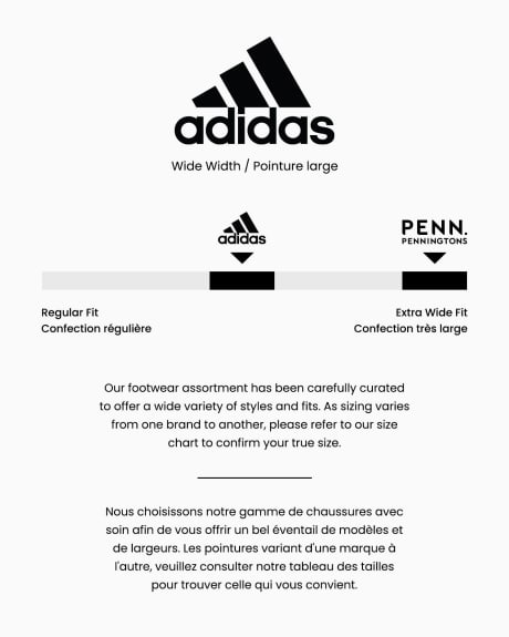 Espadrilles Athletic Duramo, pied large - adidas