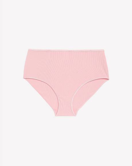Culotte côtelée avec élastiques scintillants à la taille- ti Voglio