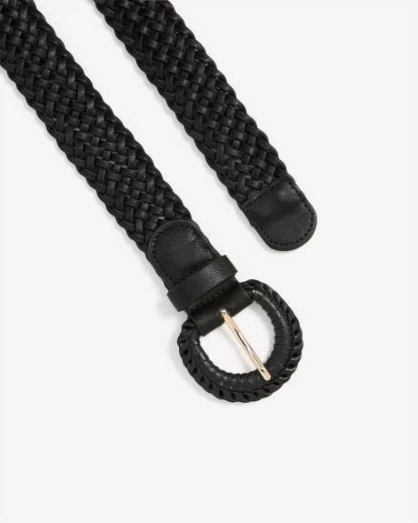 Black Braided Belt