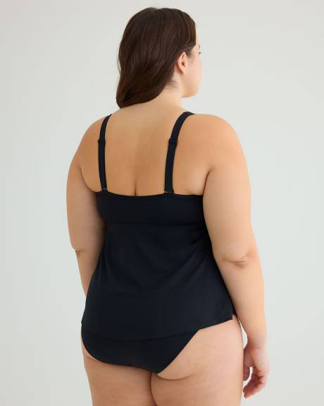 Tankini with Mesh Insert at Neckline