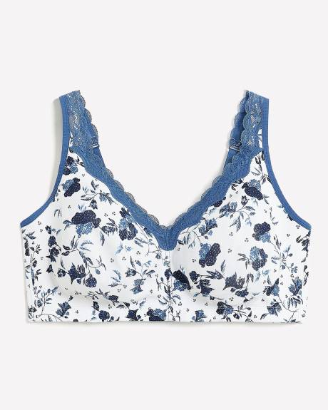 Soutien-gorge en coton sans armatures avec dentelle - ti Voglio
