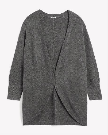 Cardigan cocon long