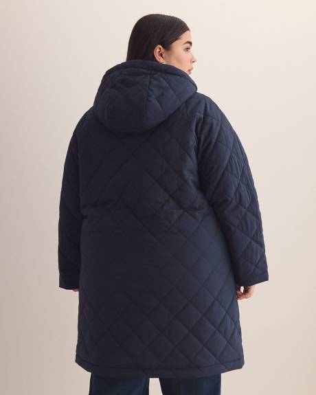 Manteau matelassé à capuche