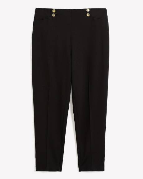 Pantalon nautique essentiel à taille haute et à jambe effilée