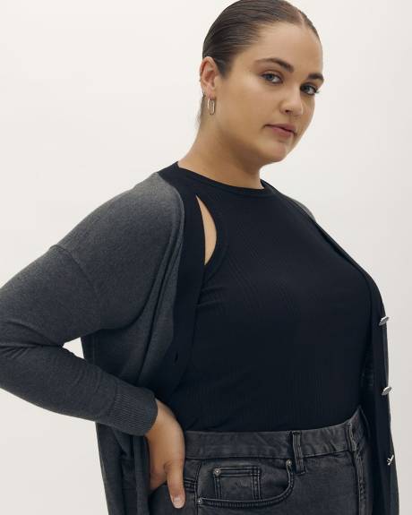 Rib Knit Halter Cami - Addition Elle - PENN. Essentials