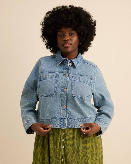 Veste en denim &eacute;court&eacute;e - d/C JEANS