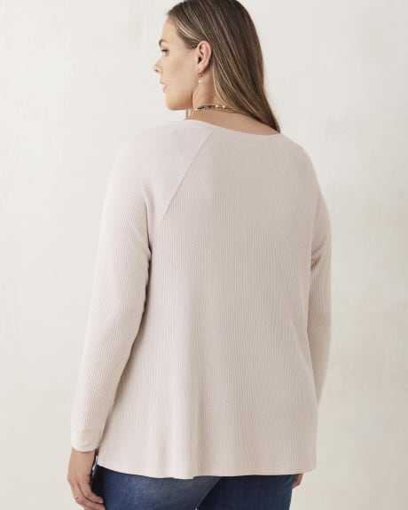Long Sleeve Rib Knit Top - In Every Story