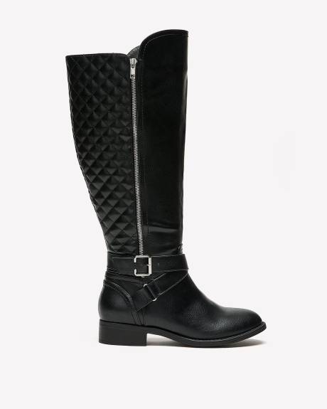 Extra Wide Width, Tall Quilted Boots | Penningtons