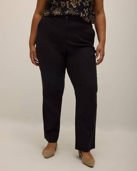 Responsible, Curvy Fit, Solid Straight Leg Pant