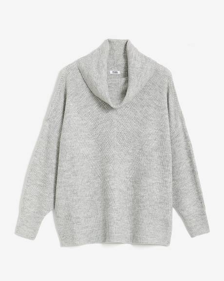 Sweater with Long Dolman Sleeves