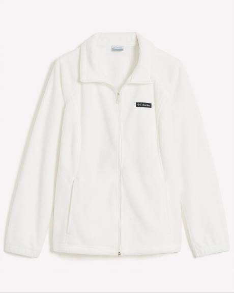 White Fleece Full-Zip Jacket - Columbia