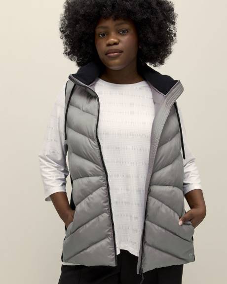 Veste matelassée compressible sans manches, tissu responsable - Active Zone