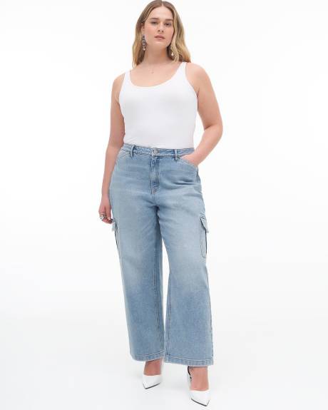 Responsible, Straight-Leg Cargo Jean - Addition Elle