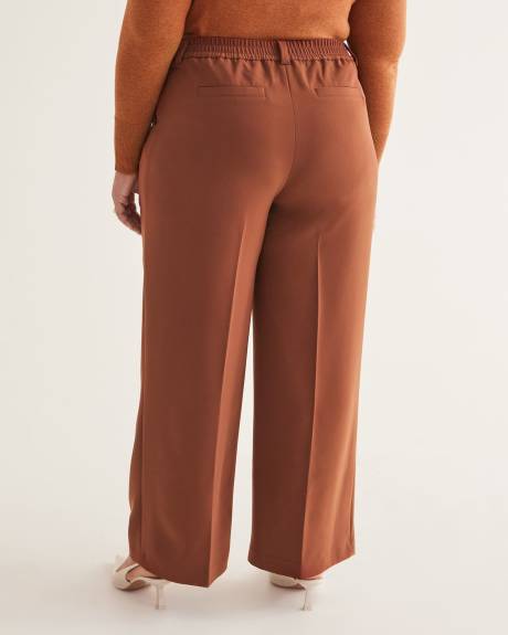 Pantalon urbain à jambe évasée