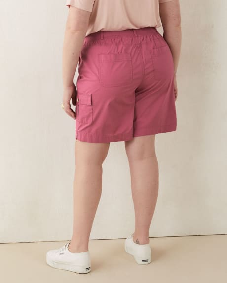 Cotton Cargo Pocket Bermuda Shorts