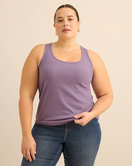 Camisole en tricot c&ocirc;tel&eacute; et col d&eacute;gag&eacute; - Essentiels PENN.