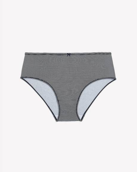 Striped Cotton Full Brief - ti Voglio