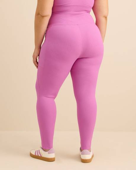 Legging en tricot c&ocirc;tel&eacute; avec taille crois&eacute;e - Active Zone